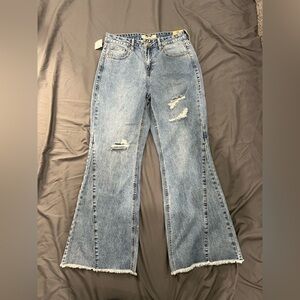 NWT Rock & Roll Denim High Rise Palazzo Flare. Size 28.